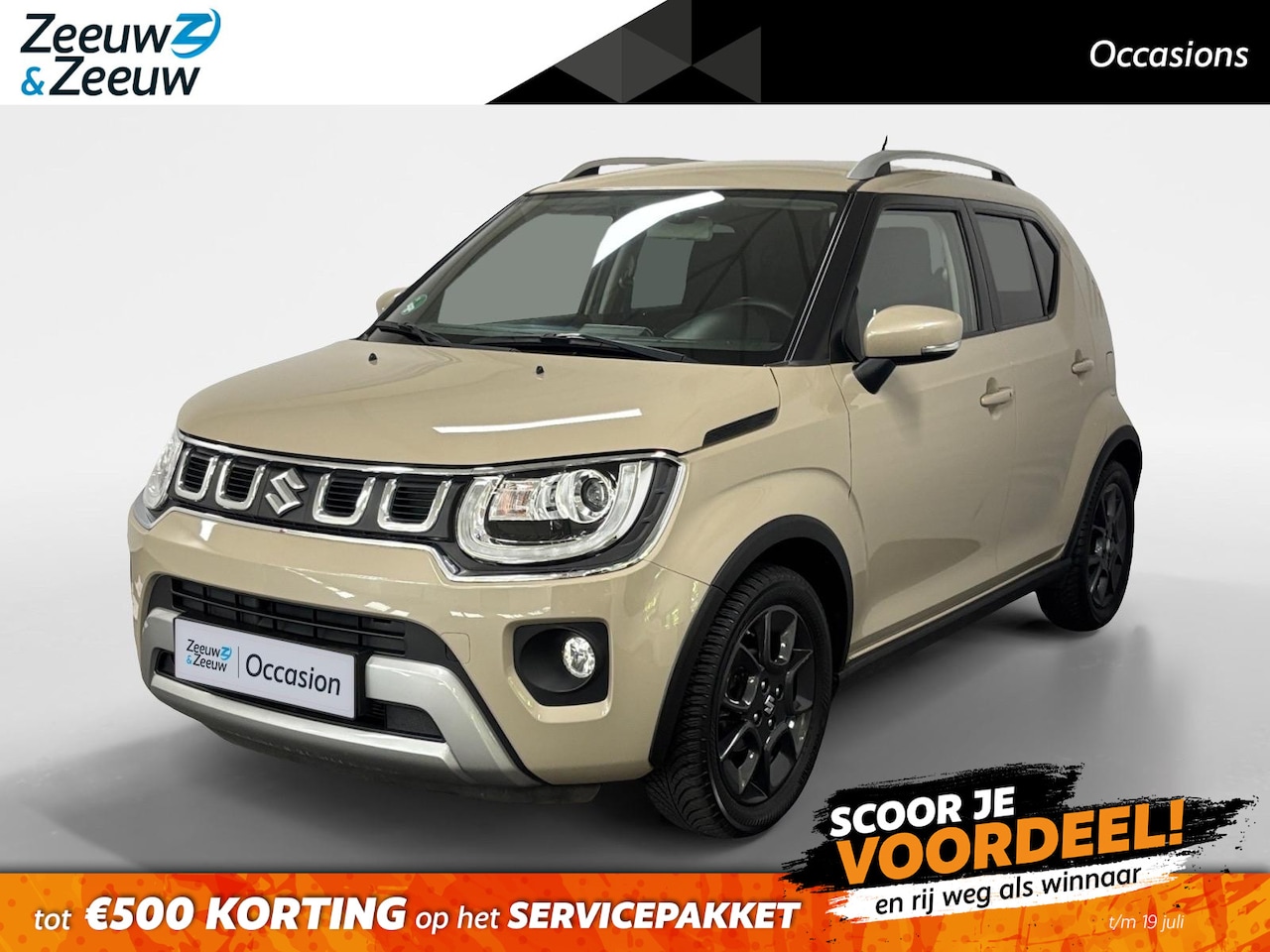 Suzuki Ignis - 1.2 Smart Hybrid Style AUTOMAAT NAVI AIRCO CRUISE CONTROLE APPLE CARPLAY ANDROID AUTO HOGE - AutoWereld.nl