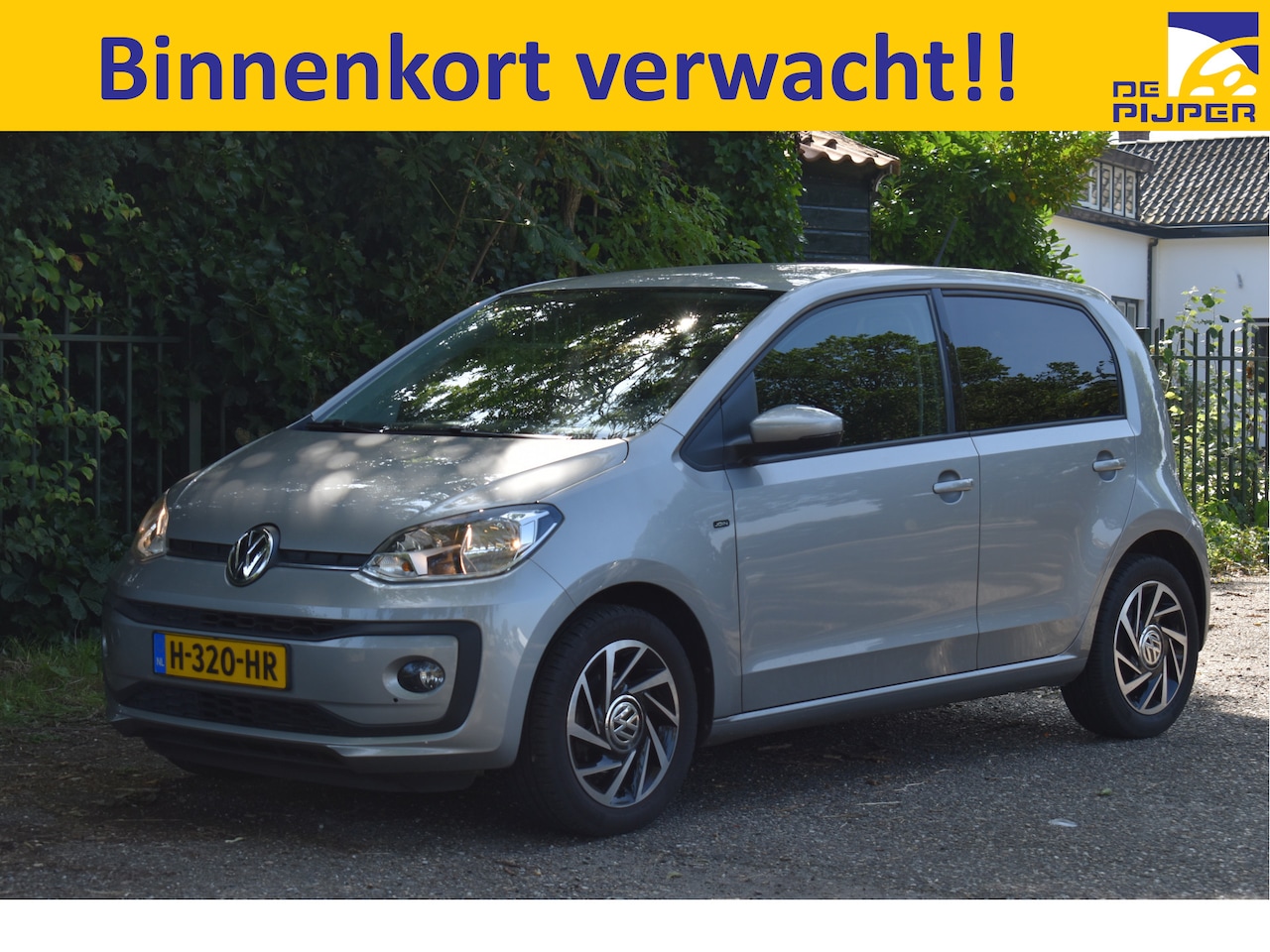 Volkswagen Up! - 1.0 BMT high up! 1.0 BMT high up!,STOELVERW,AIRCO,LM WIELEN,BOEKJES,NAP - AutoWereld.nl