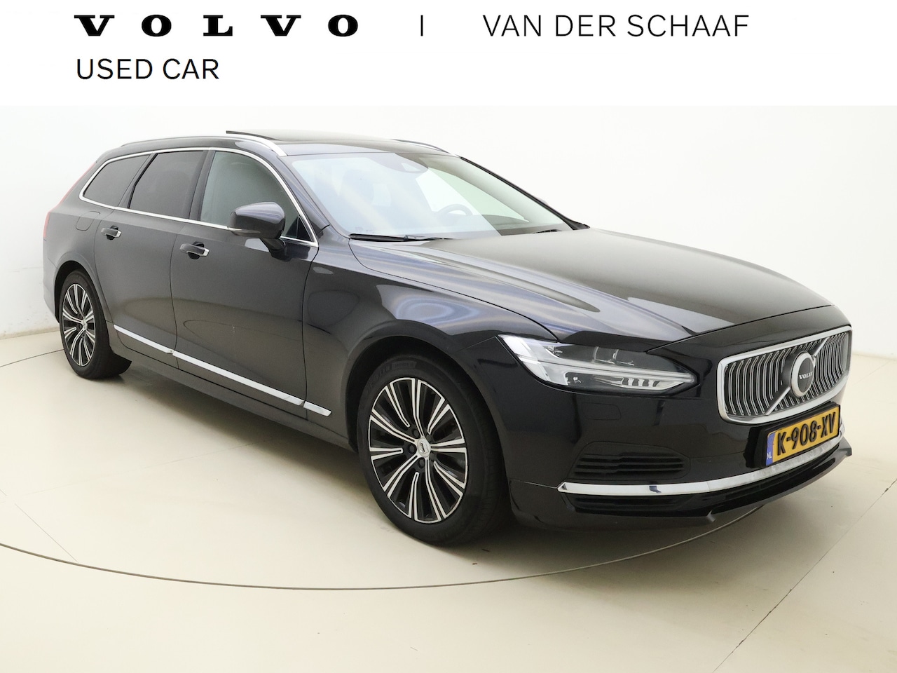 Volvo V90 - T8 AWD Inscription | Trekhaak | Harman Kardon | Leder dashboard - AutoWereld.nl