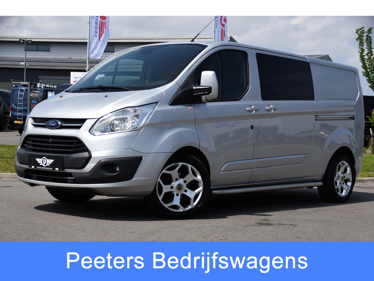 Ford Transit Custom - 290 2.0 TDCI L2H1 Limited DC Camera, Cruise, Sensoren, 2 x Schuifdeur, 170pk, Automaat, Tr - AutoWereld.nl