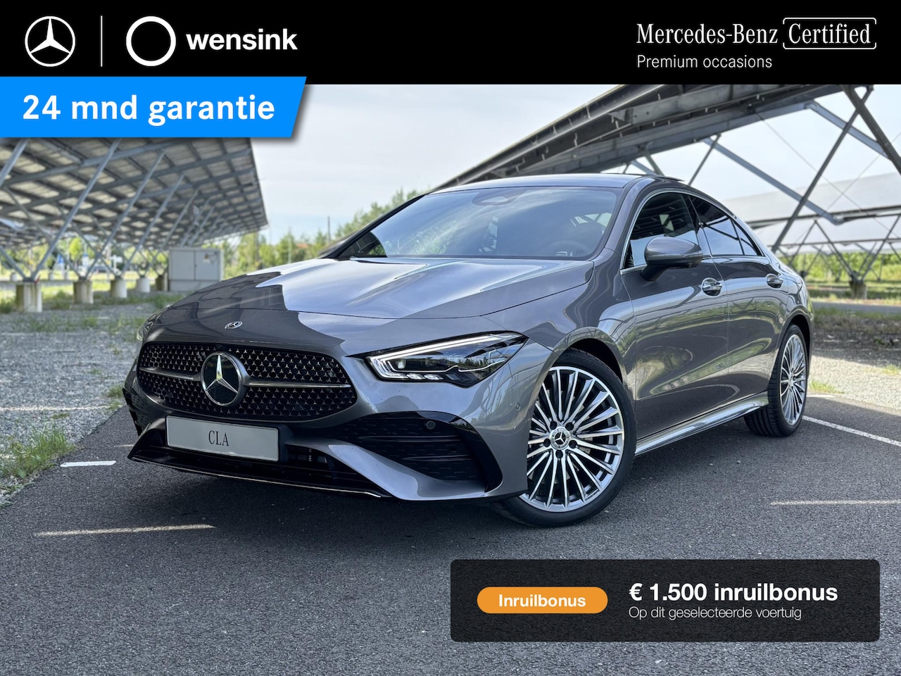 Mercedes-Benz CLA-Klasse - 180 Business Solution AMG | Panoramadak | Burmester | Trekhaak | Rijassistentiepakket | Wi - AutoWereld.nl