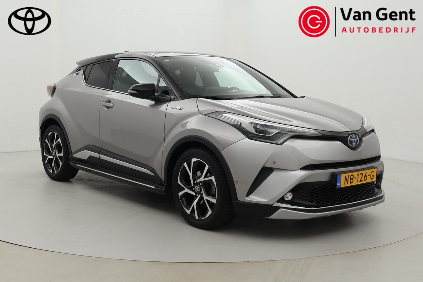 Toyota C-HR - 1.8 Hybrid Bi-Tone | Origineel NL | Navigatie | Dodehoek detectie | JBL | Stoel-/stuurverw - AutoWereld.nl