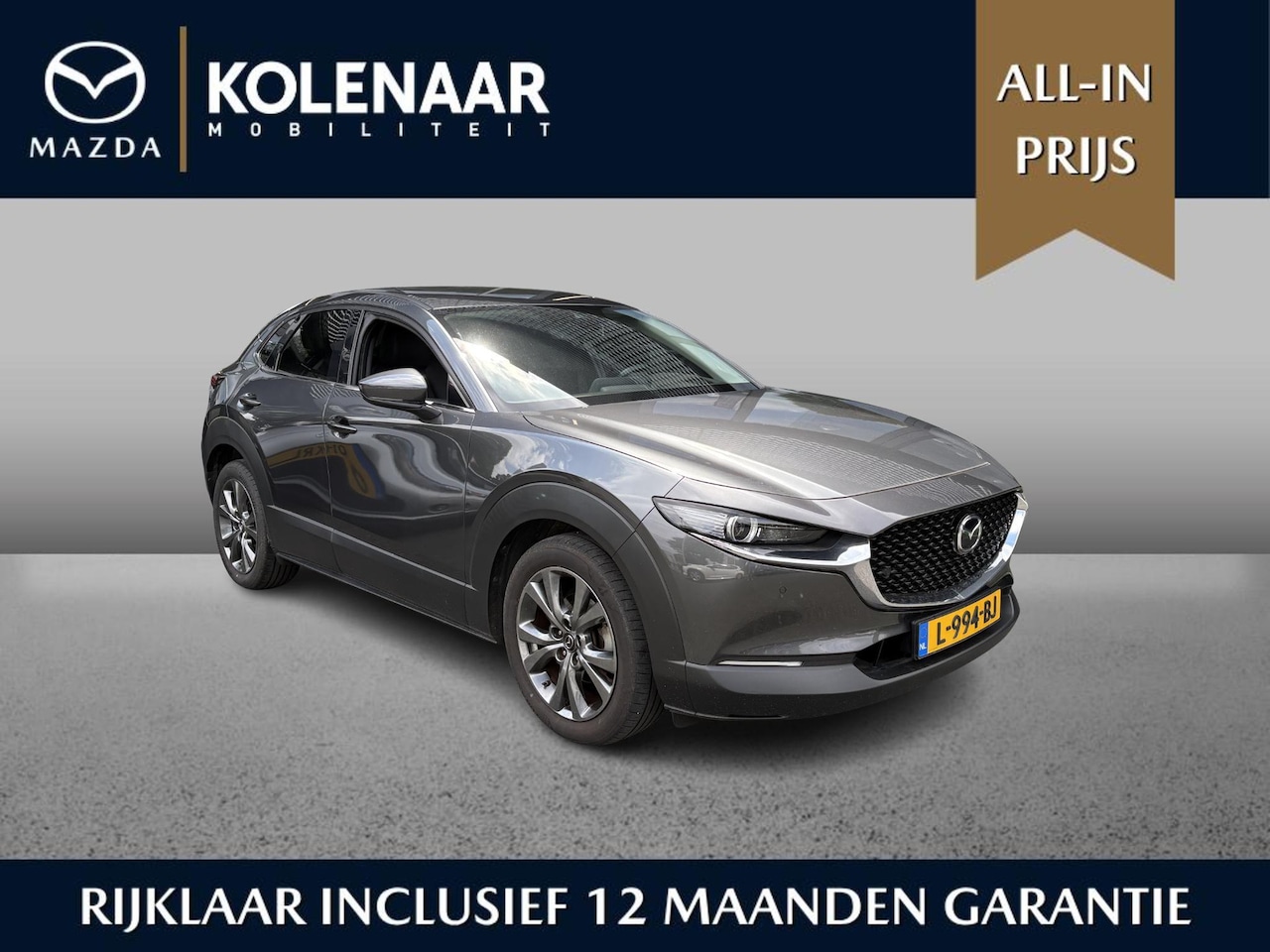 Mazda CX-30 - 2.0 e-SkyActiv-X M Hybrid Luxury HUD/Carplay/NAVI/ACC/LEDER - AutoWereld.nl