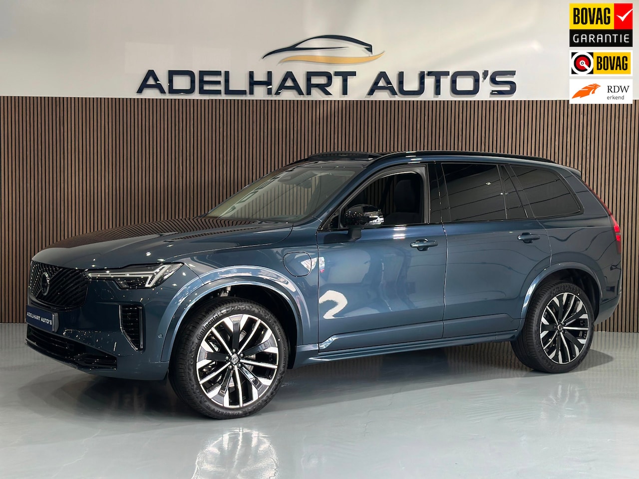 Volvo XC90 - 2.0 T8 Plug-in hybrid AWD Ultra Dark / Panorama dak / exclusive Lederen interieur / Full O - AutoWereld.nl
