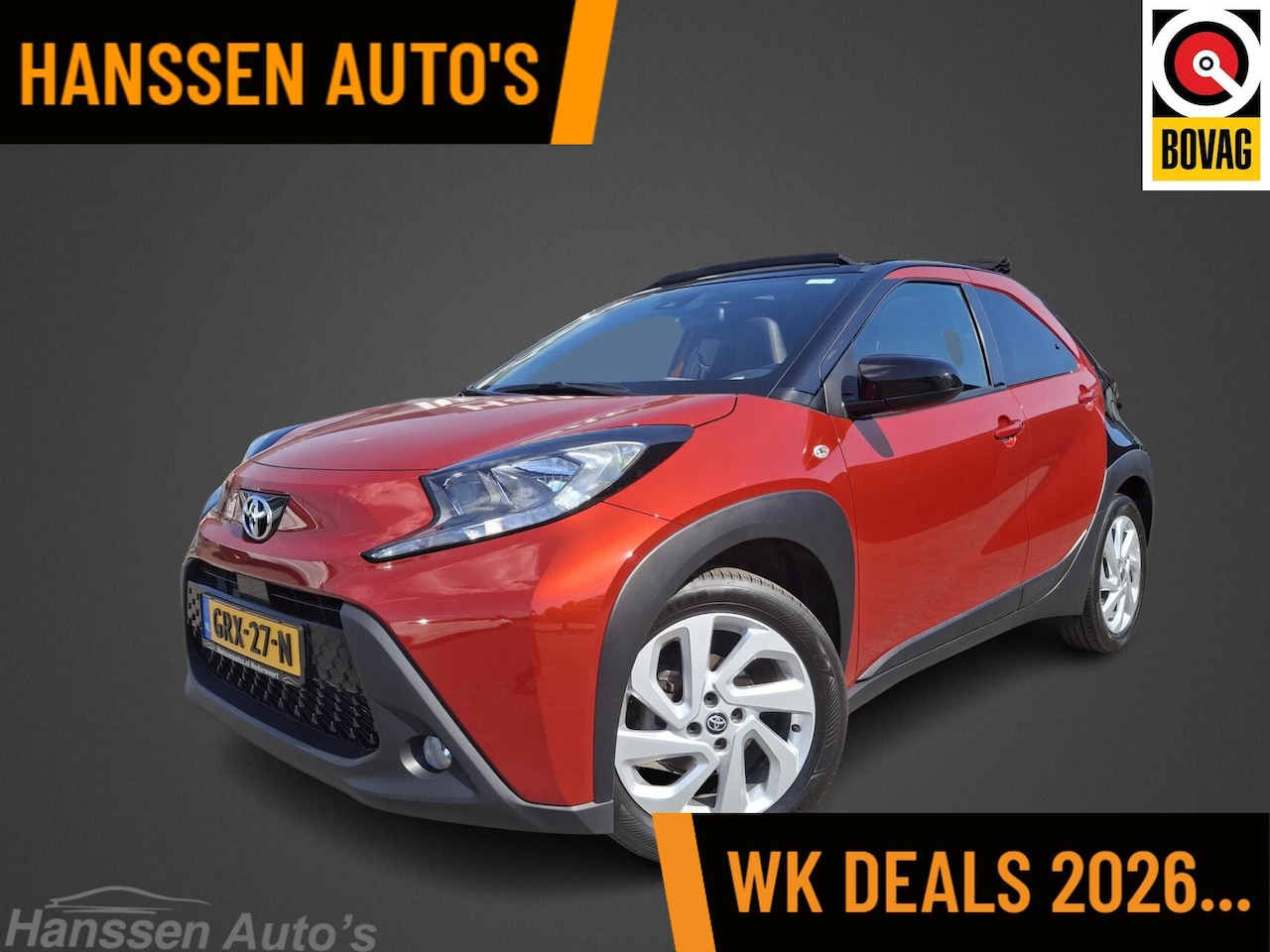 Toyota Aygo X - 1.0 VVT-i MT Premium Leder Opendak - AutoWereld.nl