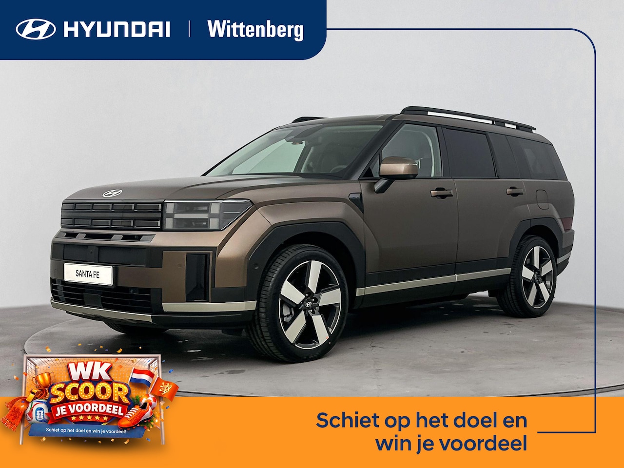 Hyundai Santa Fe - 1.6 T-GDI HEV Premium Sky 7p | PANORAMADAK | UNIEKE KLEURENCOMBINATIE | MEMORY SEATS | APP - AutoWereld.nl