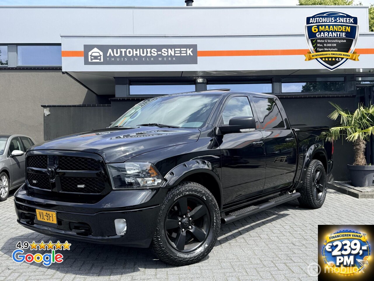 Dodge Ram 1500 - 4X4 5.7 V8 4x4 Crew Cab 5'7 Longhorn - AutoWereld.nl