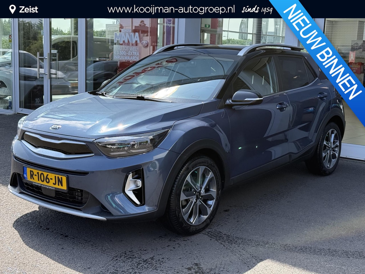 Kia Stonic - 1.0 T-GDI MHEV DynamicLine | Achteruitrijcamera | Navigatie | Dodehoeksensor | Keyless go/ - AutoWereld.nl