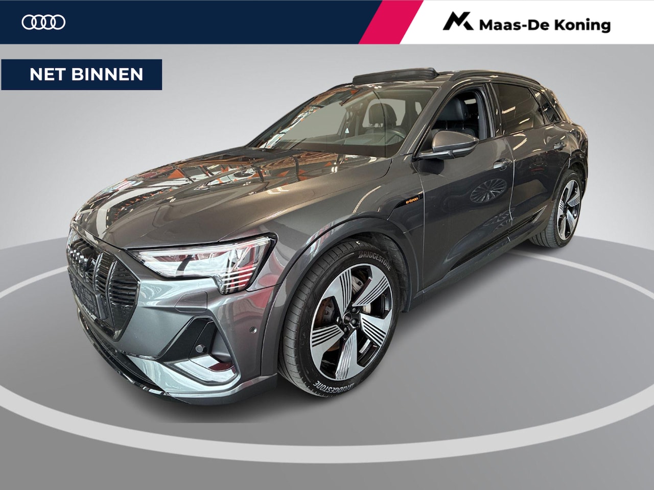 Audi e-tron - 55 quattro S edition 95 kWh 408pk · 95,7% · Panoramadak · 360 Camera · Luchtvering · Head- - AutoWereld.nl