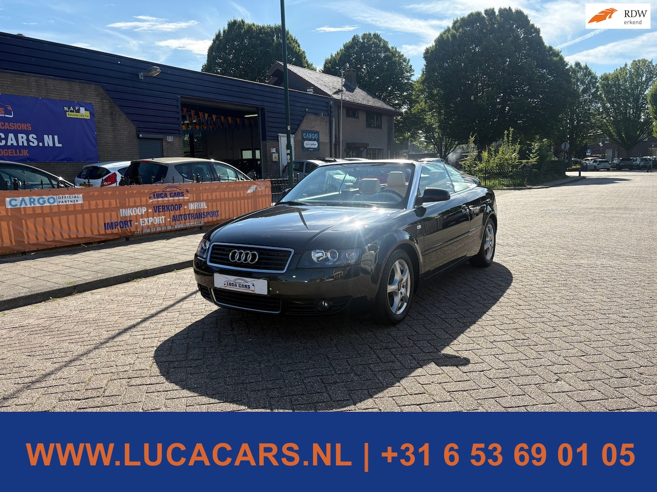 Audi A4 Cabriolet - 2.4 V6 Pro Line 2X SLEUTEL + BOEKJES! - AutoWereld.nl