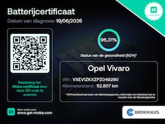 Opel Vivaro-e - L2 75 kWh SOH 96% | NAVI | CAMERA | CARPLAY | BETIMMERING LAADRUIMTE