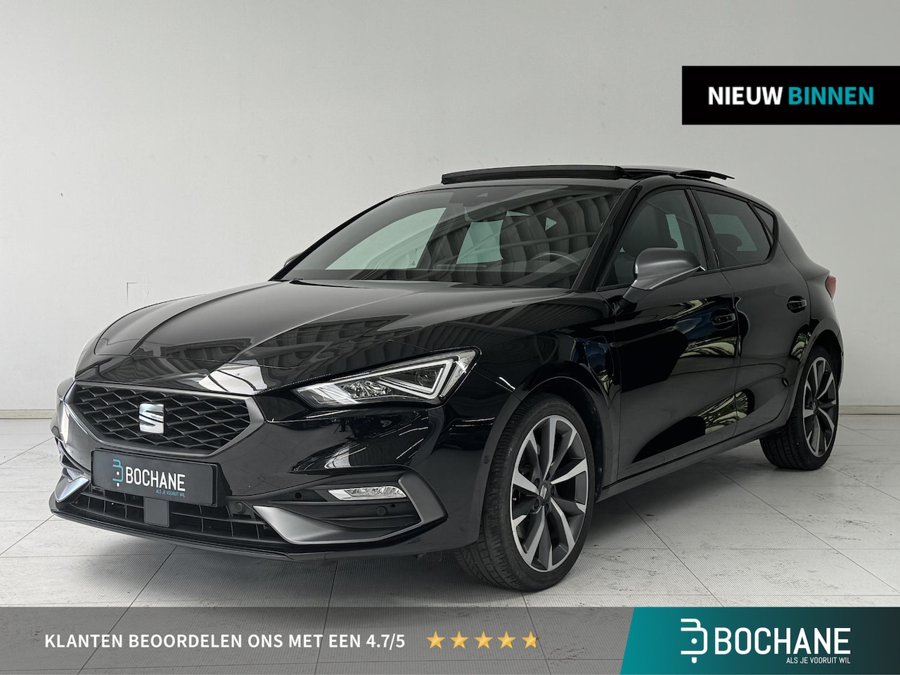 SEAT Leon - 1.4 TSI eHybrid PHEV FR Business Intense | Schuif-/kanteldak | Achteruitrijcamera | Stoelv - AutoWereld.nl