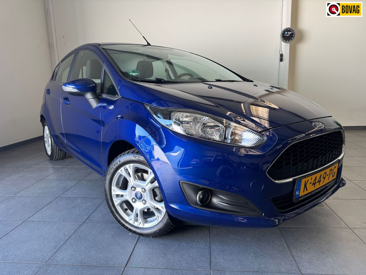 Ford Fiesta - 1.0 EcoBoost 100pk/Airco/Lm velgen/perfect onderhouden - AutoWereld.nl