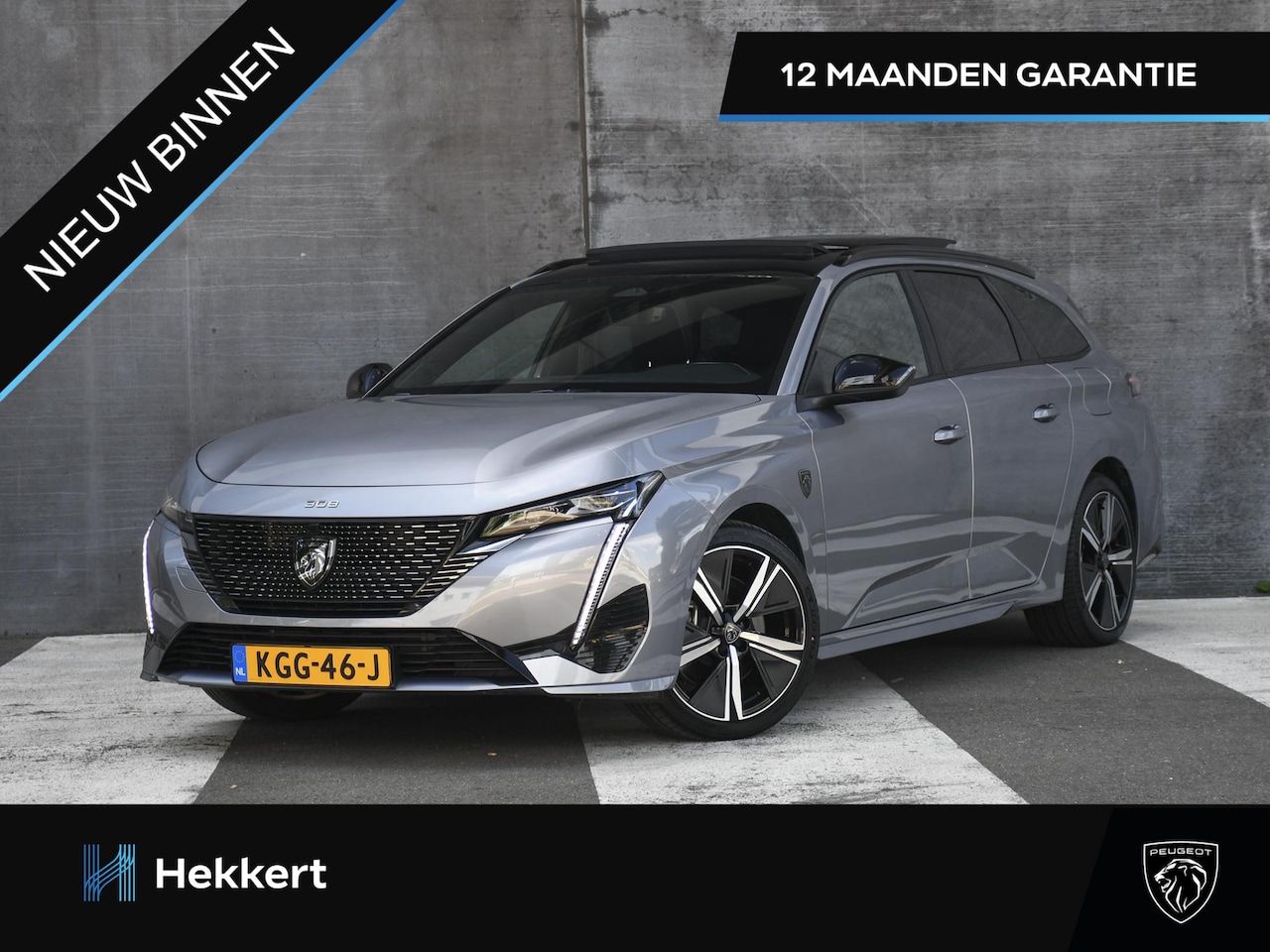 Peugeot 308 SW - GT 1.6 Plug-in Hybrid 225pk Automaat PANO | 18''LM | ADAPT. CC | DODE HOEK | STANDKACHEL | - AutoWereld.nl