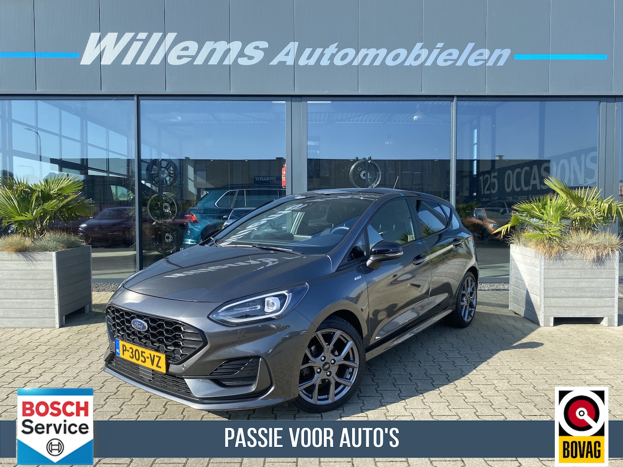 Ford Fiesta - 1.0 EcoBoost Hybrid ST-Line App Connect , Stuur& Stoelverwarming, Camera - AutoWereld.nl