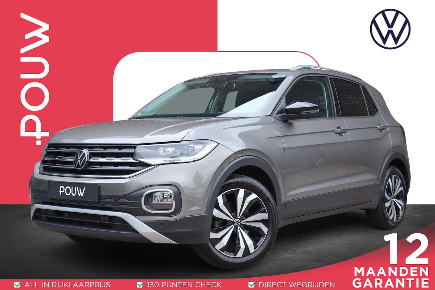 Volkswagen T-Cross - 1.0 TSI 110pk DSG Style | Achteruitrijcamera | Stoelverwarming | Navigatiesysteem - AutoWereld.nl
