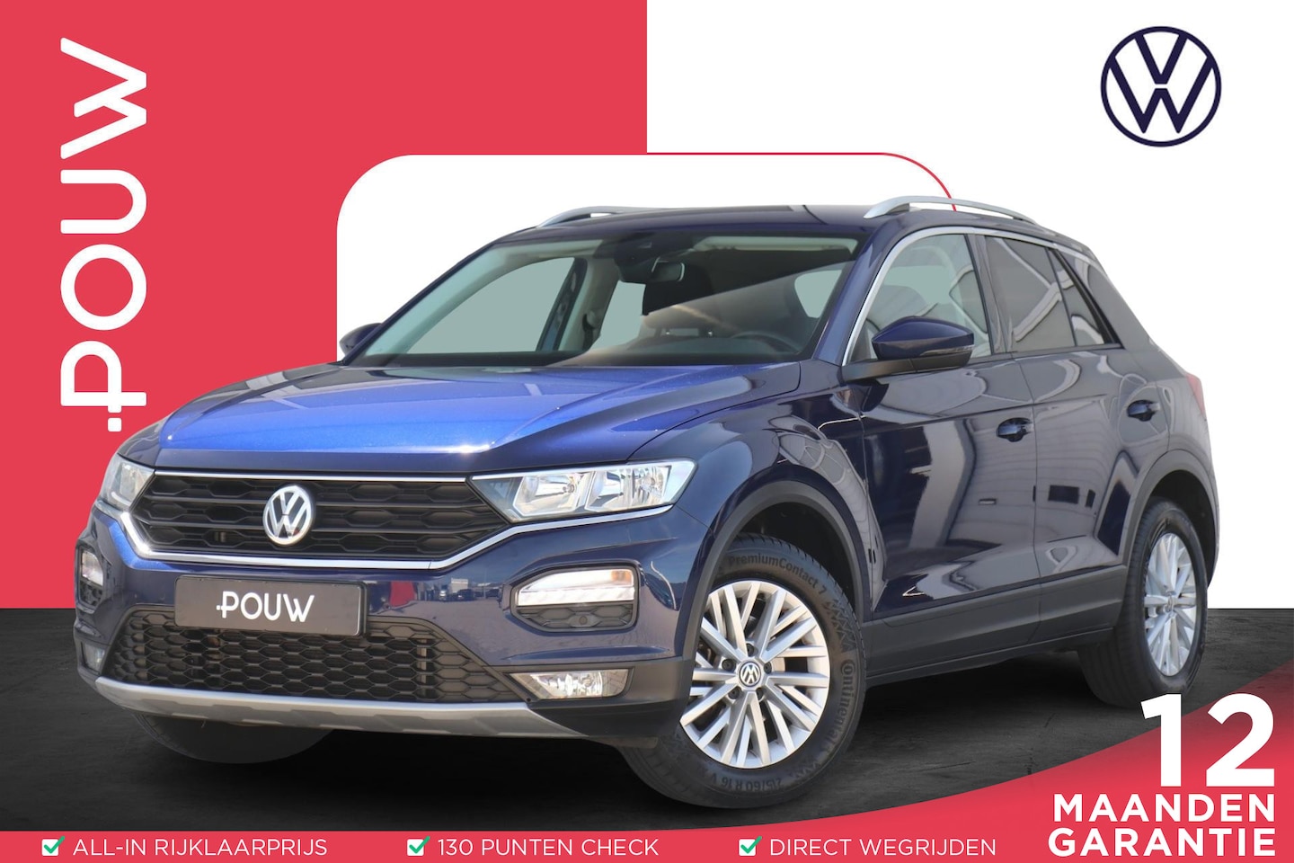 Volkswagen T-Roc - 1.5 TSI 150pk Style | Trekhaak | Navigatie | App Connect | Clima - AutoWereld.nl