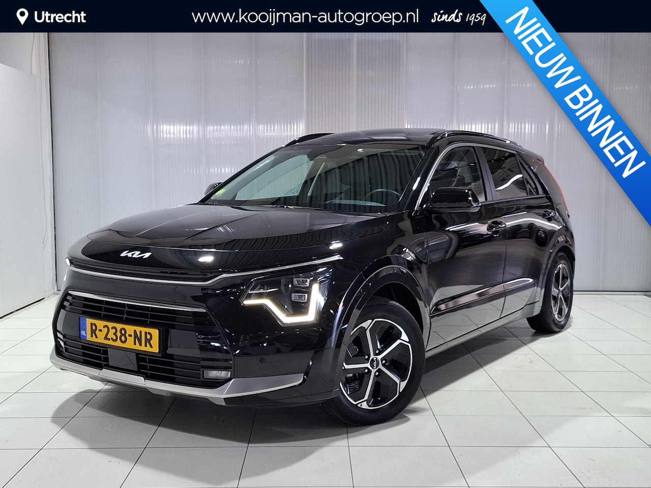 Kia Niro - 1.6 GDi Hybrid DynamicPlusLine Stoel en Stuur verwarming, Schuif kantel dak, Apple Carplay - AutoWereld.nl