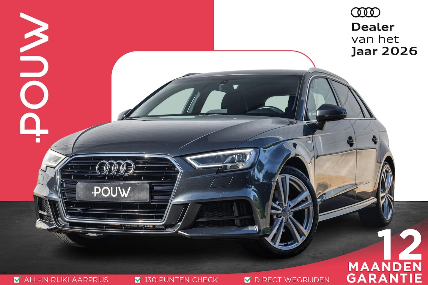 Audi A3 Sportback - 1.0 TFSI 116pk Sport S Line Edition | Sportstoelen | navigatie | 18" Velgen - AutoWereld.nl