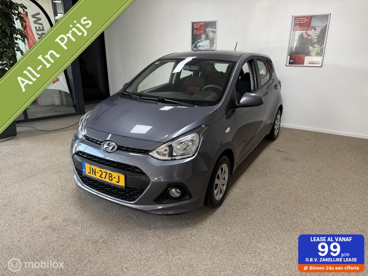 Hyundai i10 - 1.0i i-Motion Premium 1.0i i-Motion Premium, Incl nieuwe Apk en Grote beurt - AutoWereld.nl