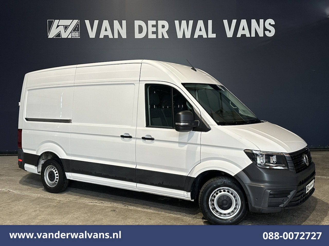 Volkswagen Crafter - 2.0 TDI L3H3 (L2H2) Euro6 Airco | Apple Carplay | Android Auto | Parkeersensoren Bijrijder - AutoWereld.nl