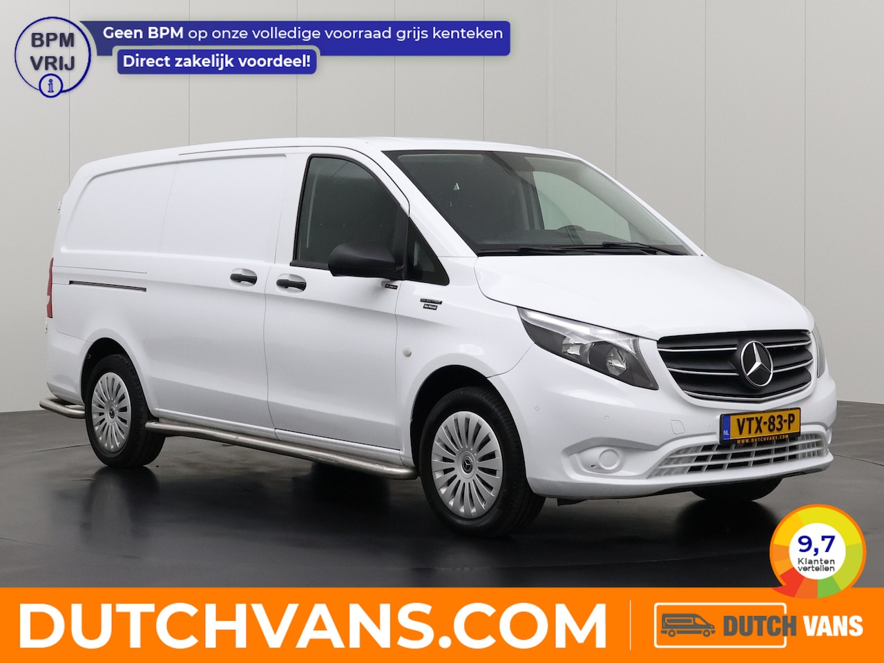 Mercedes-Benz eVito - eVito Lang 41 kWh | Navigatie | Camera | 3-Zits | Betimmering - AutoWereld.nl