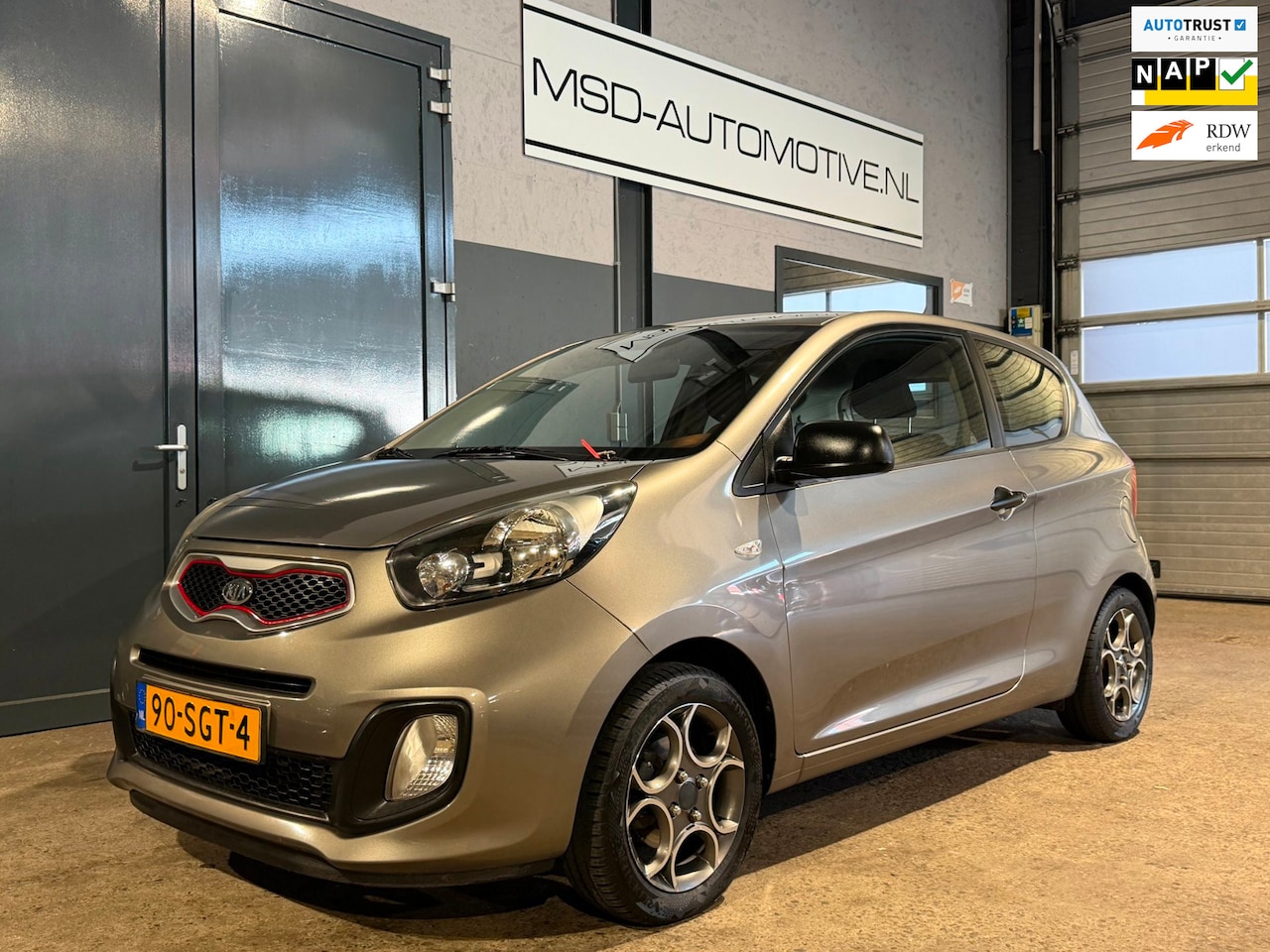 Kia Picanto - 1.2 CVVT Comfort Pack Airco Onderhouden NAP - AutoWereld.nl