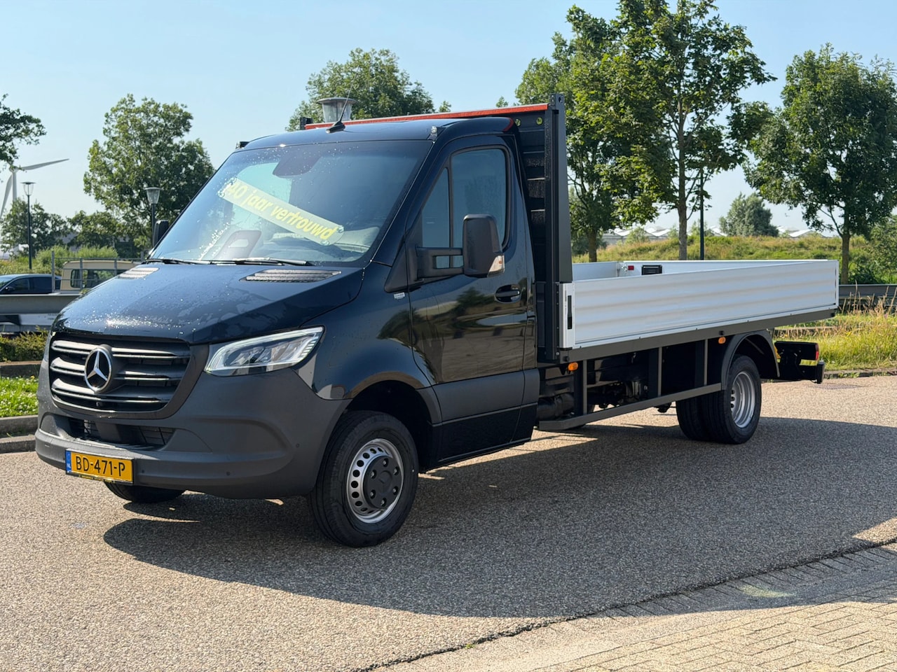 Mercedes-Benz Sprinter - 519CDI Openlaadbak Airco Camera Trekhaak NIEUW C-Rijbewijs DUS BPM VRIJ - AutoWereld.nl