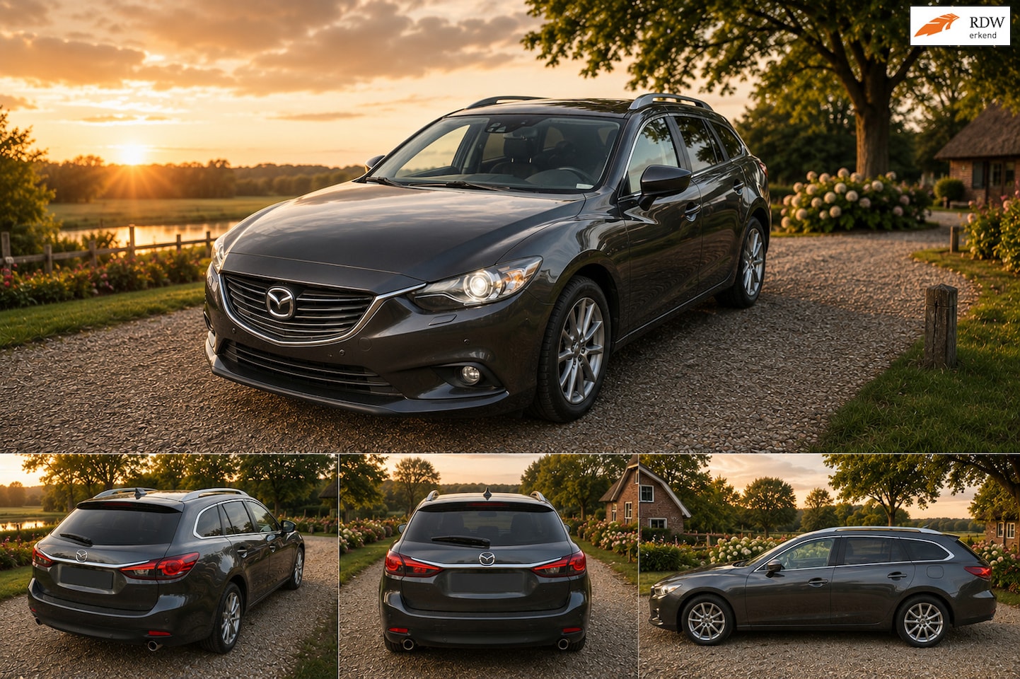Mazda 6 Sportbreak - 2.0 TS / Airco / Cruise control / PDC voor en achter/ L.m Velgen / Navigatie - AutoWereld.nl