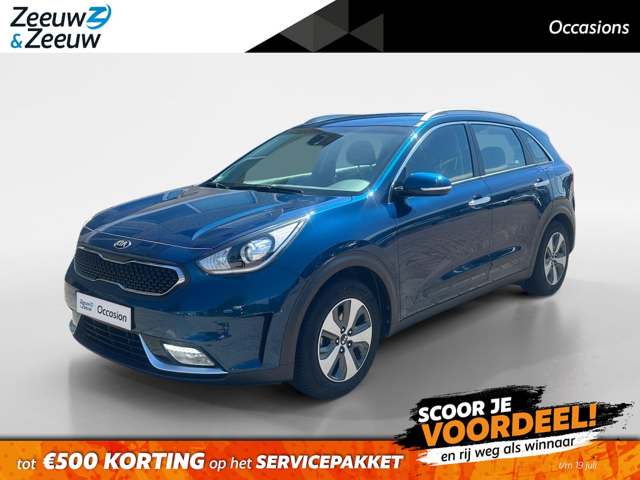 Kia Niro - 1.6 GDi Hybrid DynamicLine | Trekhaak | Carplay | Automaat | Camera | - AutoWereld.nl