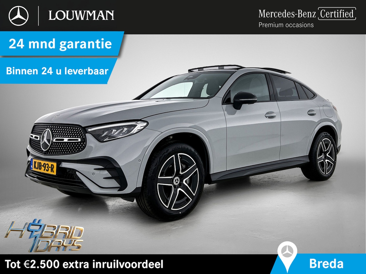 Mercedes-Benz GLC-klasse Coupé - 300 e 4MATIC AMG Plug-In Hybride | AMG Line | Night Pakket | Trekhaak | Panoramadak | Stuu - AutoWereld.nl