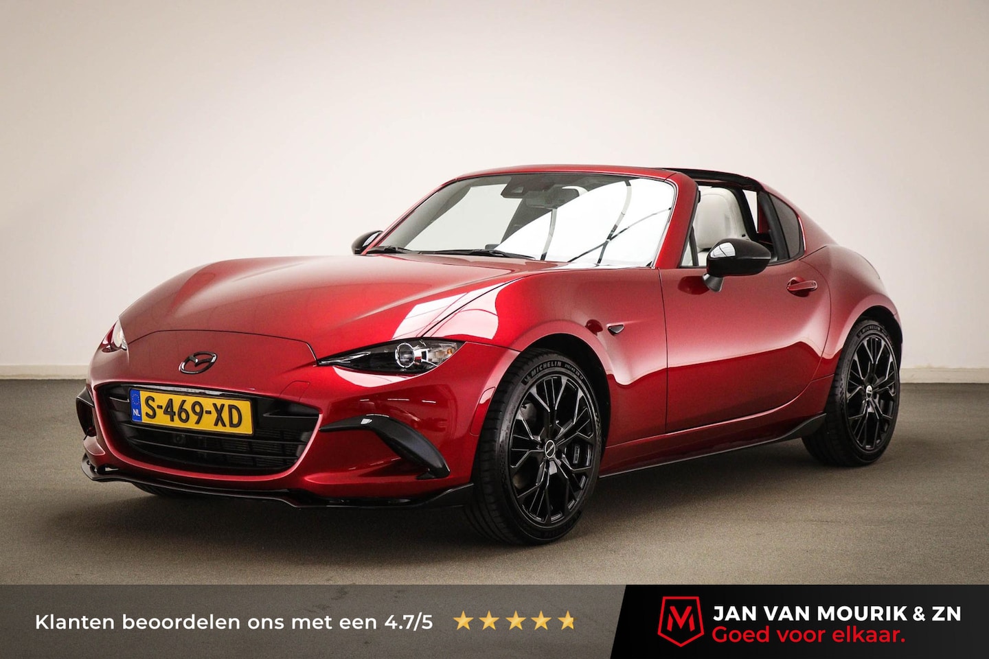 Mazda MX-5 RF - 2.0 SkyActiv-G 184 Kizuna | SPORT PACK | LEDER | STOELVERWARMING | DAB | APPLE | CAMERA - AutoWereld.nl