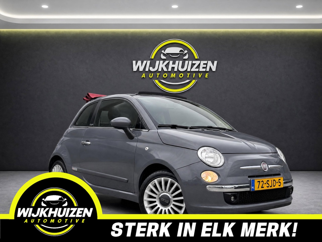 Fiat 500 C - 0.9 TwinAir Sport met Airco !!! Leder !!! Cruise !!! Nap !!! - AutoWereld.nl