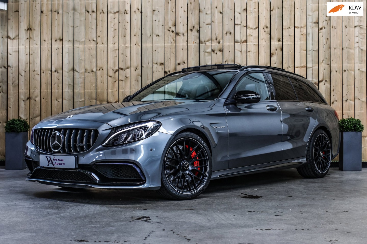 Mercedes-Benz C-klasse Estate - AMG 63 S *Pano*Perf. Stoelen*Burmester*Keyless*Camera* - AutoWereld.nl