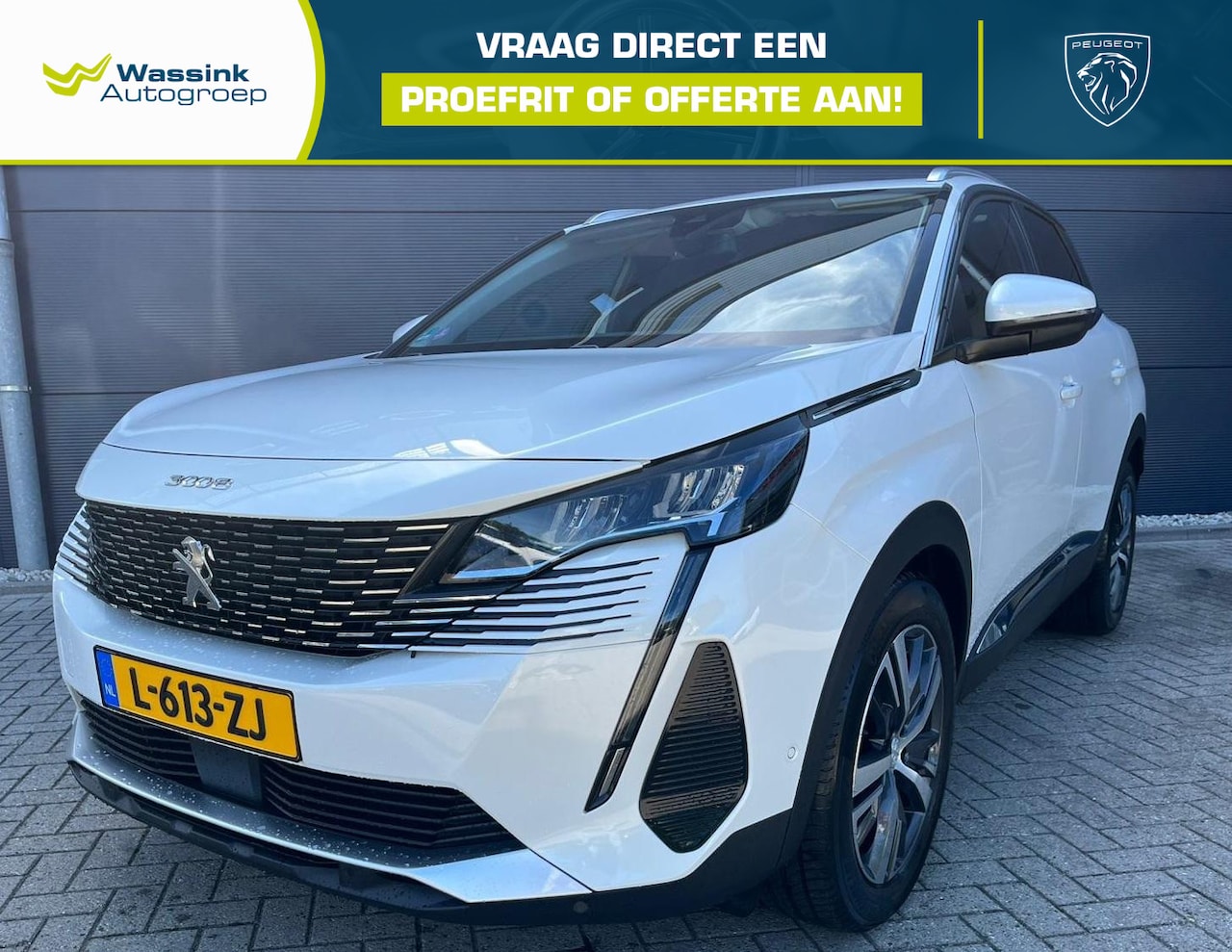 Peugeot 3008 - 1.2 PureTech Blue Lease Allure | Navigatie | Camera | Parkeerhulp | Apple Carplay/Android - AutoWereld.nl