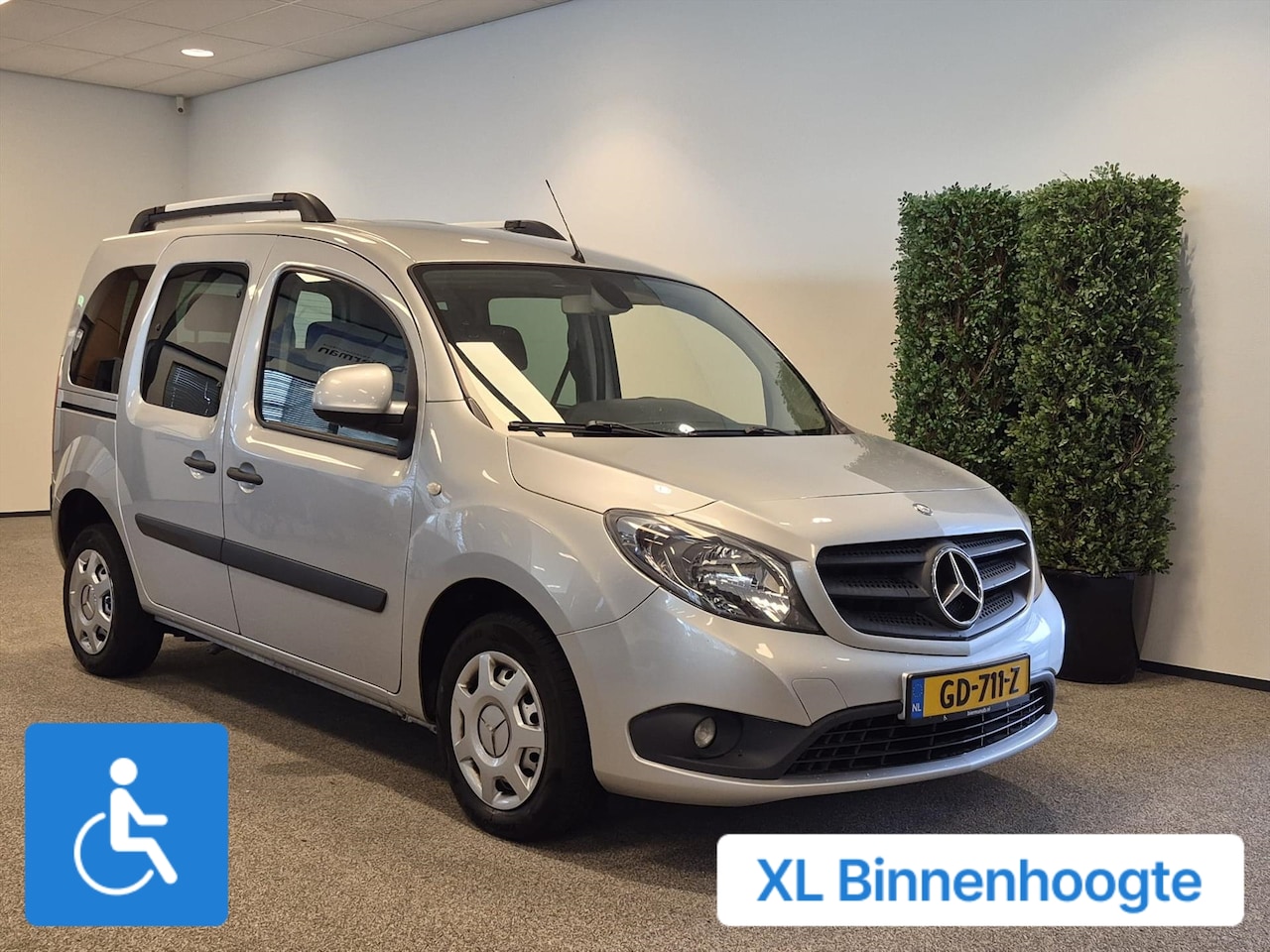 Mercedes-Benz Citan - Rolstoelauto XXL-Ombouw 150cm DIESEL - AutoWereld.nl