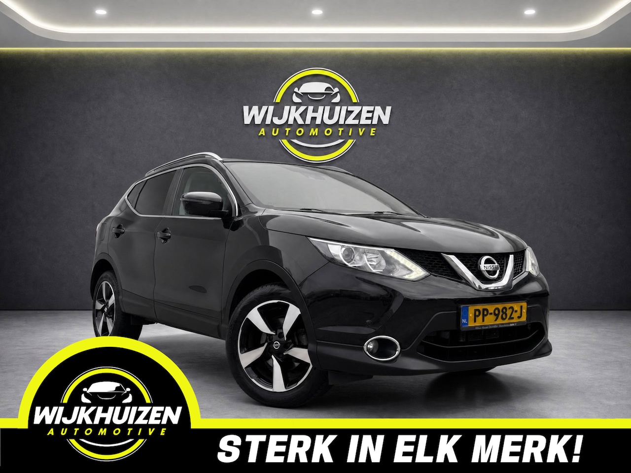 Nissan Qashqai - 1.2 N-Connecta Automaat met Panorama dak !!! 18 Inch !!! Luxe uitvoering !!! - AutoWereld.nl