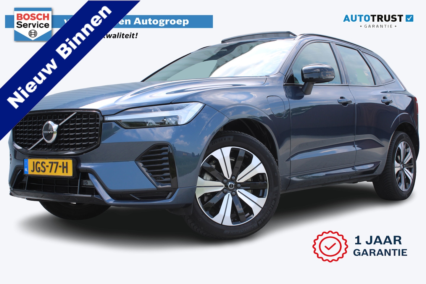 Volvo XC60 - 2.0 T6 Plug-in hybrid AWD Plus Dark | Incl. 12 maanden garantie | Schuif/kantel dak | Elek - AutoWereld.nl