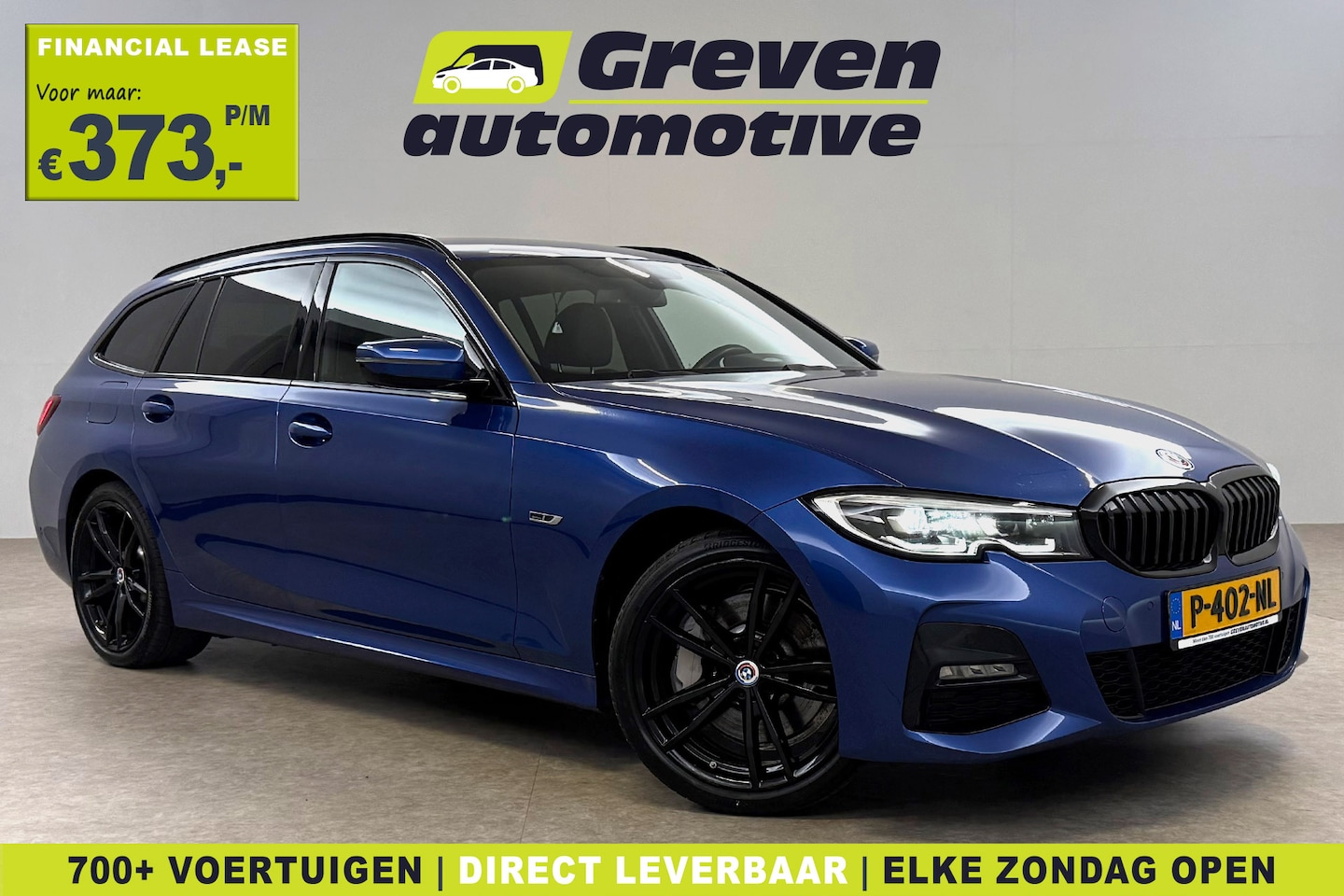 BMW 3-serie Touring - 330e M-Sport Portimao Blue | Virtual | Sfeer | Camera | Trekhaak | Carplay | Cruise | NAP - AutoWereld.nl