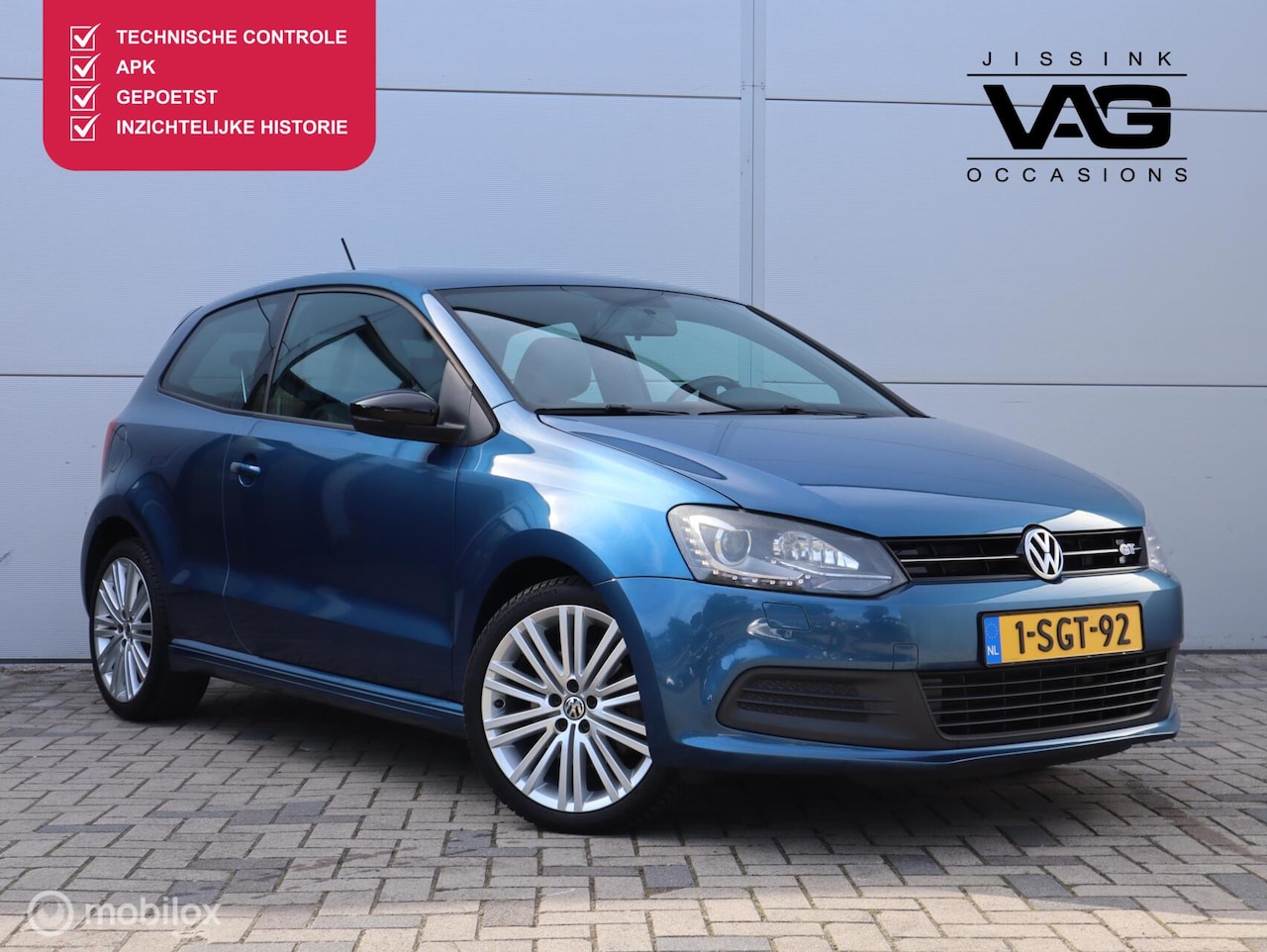 Volkswagen Polo - 1.4 TSI BlueGT Xenon CarPlay Airco Cruise - AutoWereld.nl
