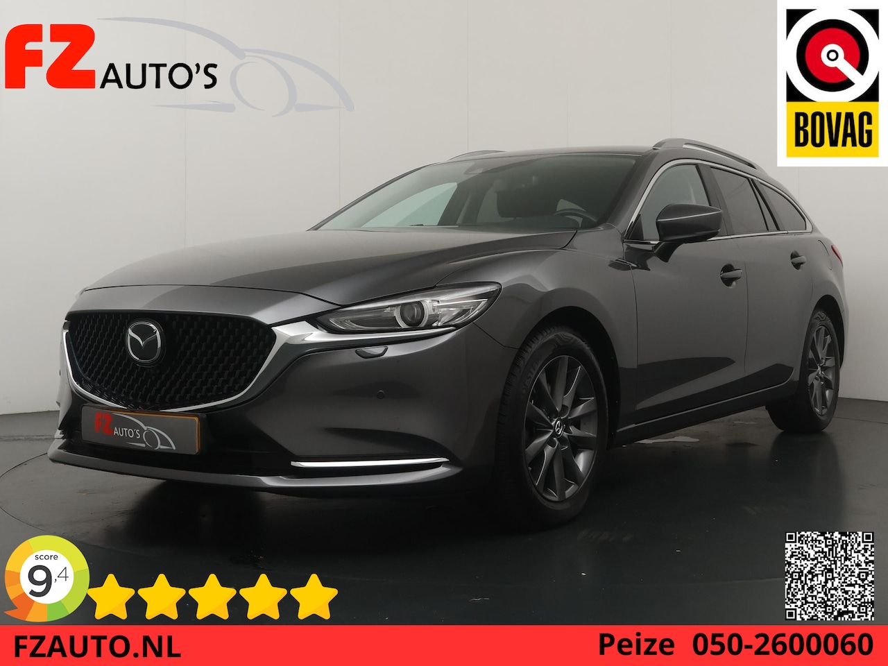 Mazda 6 Sportbreak - 2.0 SkyActiv-G 165 Centre-Line Automaat - Navigatie - LED koplampen - 360 Camera - Stoelve - AutoWereld.nl