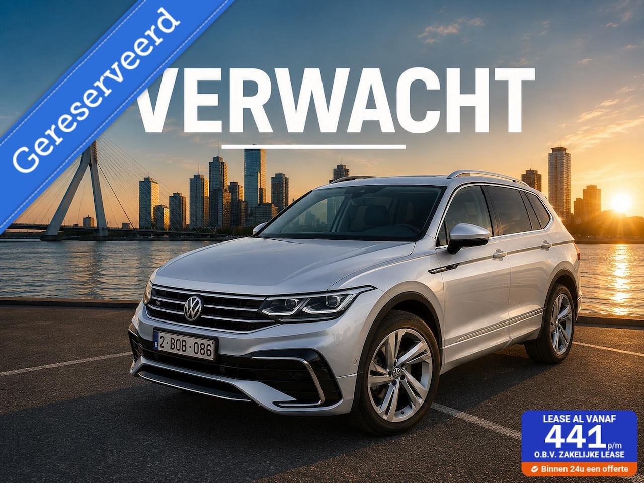 Volkswagen Tiguan Allspace - R-Line 7p*Aut*Pano*Navi*360c*Leder - AutoWereld.nl