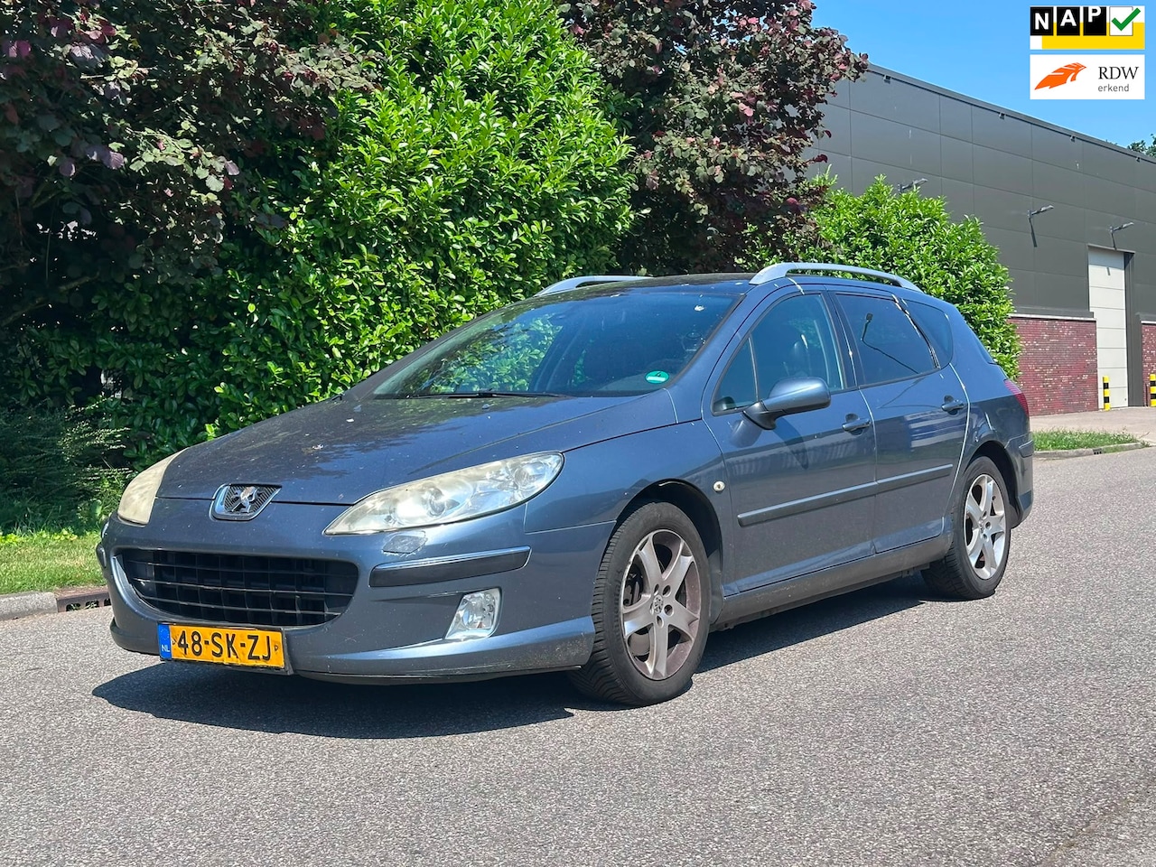 Peugeot 407 SW - 2.2-16V XS Automaat*Cruise*Trekhaak*Airco*Parkeersensoren* - AutoWereld.nl