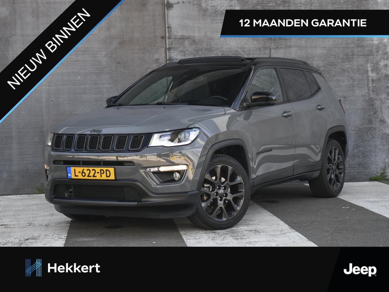 Jeep Compass - S 1.3 Turbo 150pk Automaat 100% DEALER OND. | PANO | LEDER | 19''LM | ALPINE SOUND | TREKH - AutoWereld.nl