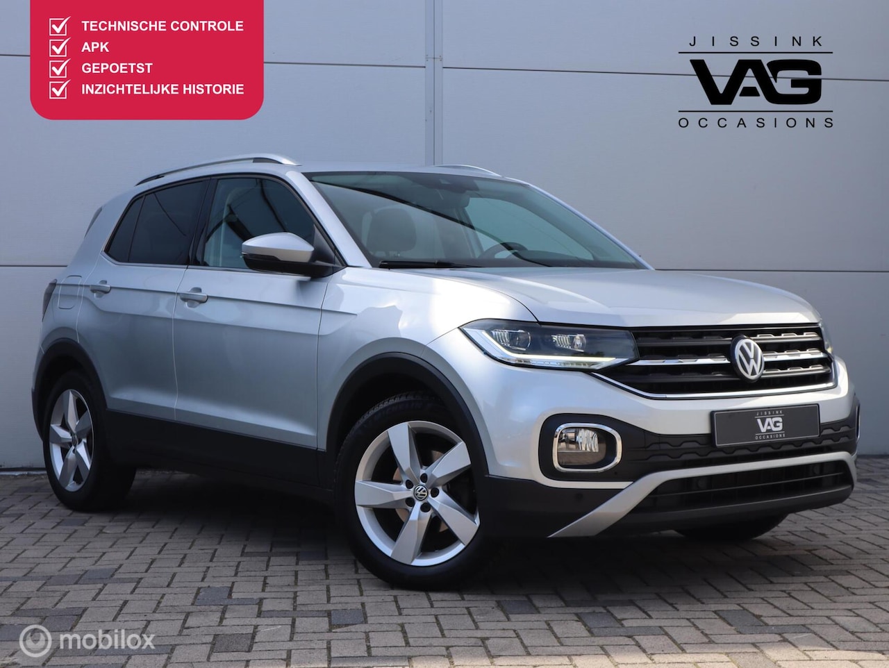 Volkswagen T-Cross - 1.0 TSI Style Virtual LED Lane ACC Trekhaak CarPlay - AutoWereld.nl