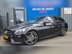 Mercedes-Benz C-klasse Estate - 180 AMG Navi Pano Cruise Trekhaak Leder Camera LED