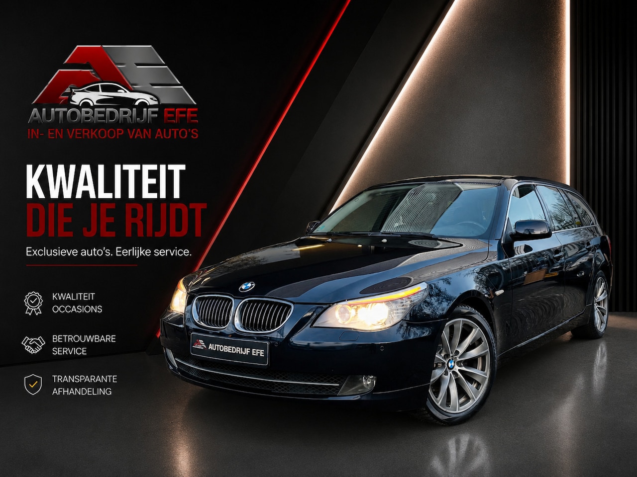 BMW 5-serie Touring - 525i Leer*Xenon*Pdc*Stoelvwrmng - AutoWereld.nl