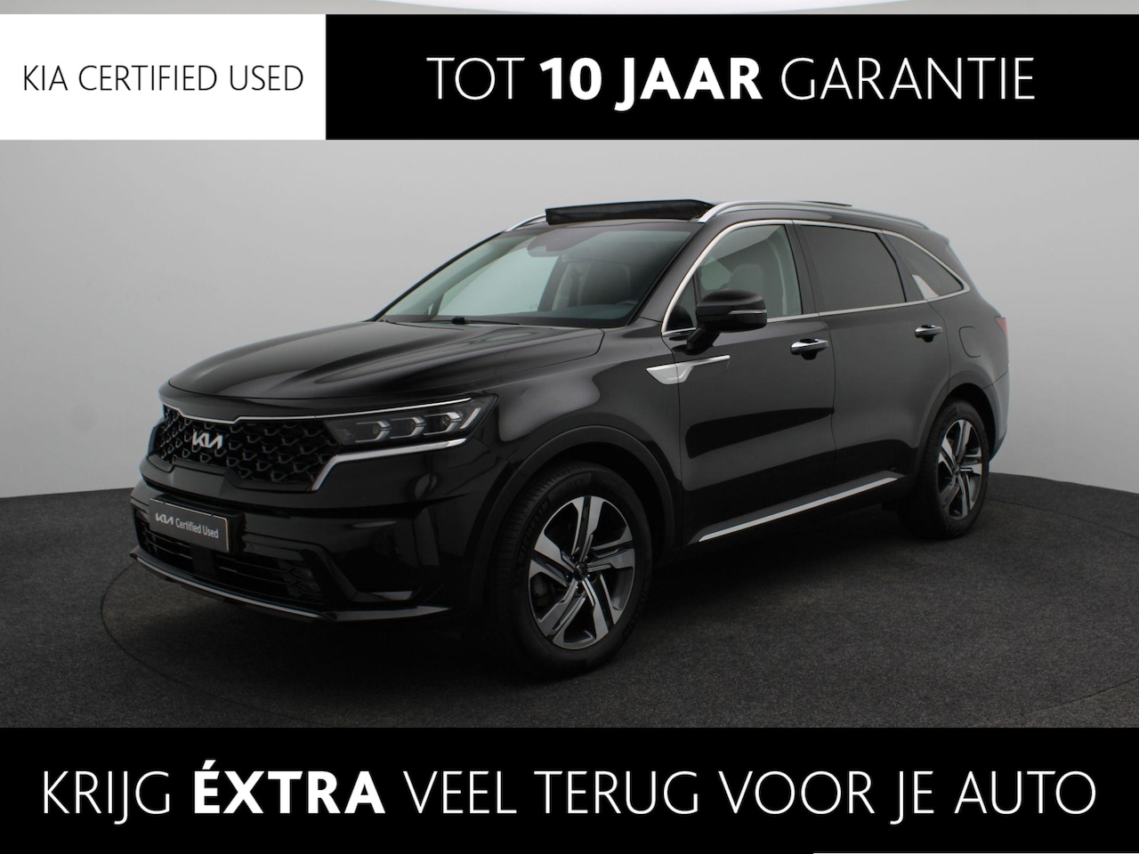 Kia Sorento - 1.6 T-GDI Hybrid 2WD DynamicPlusLine 5p. Trekhaak | Leder | Open Dak | Stoelverwarming | K - AutoWereld.nl