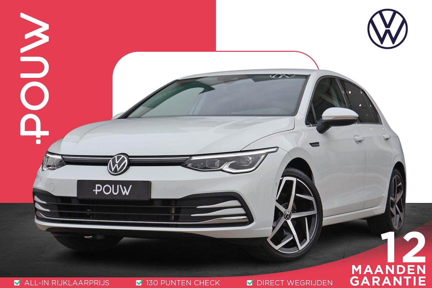 Volkswagen Golf - 1.5 eTSI 150pk Style | Trekhaak | Navigatie | Camera | Ergostoel | Adaptive Cruise - AutoWereld.nl