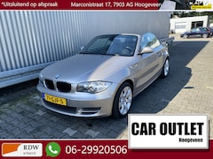 BMW 1-serie Cabrio - 118i High Executive 133Dkm.NAP, AUTOMAAT, Leer, Clima, CC, LM, Afn.Trekh, nw. APK – Inruil
